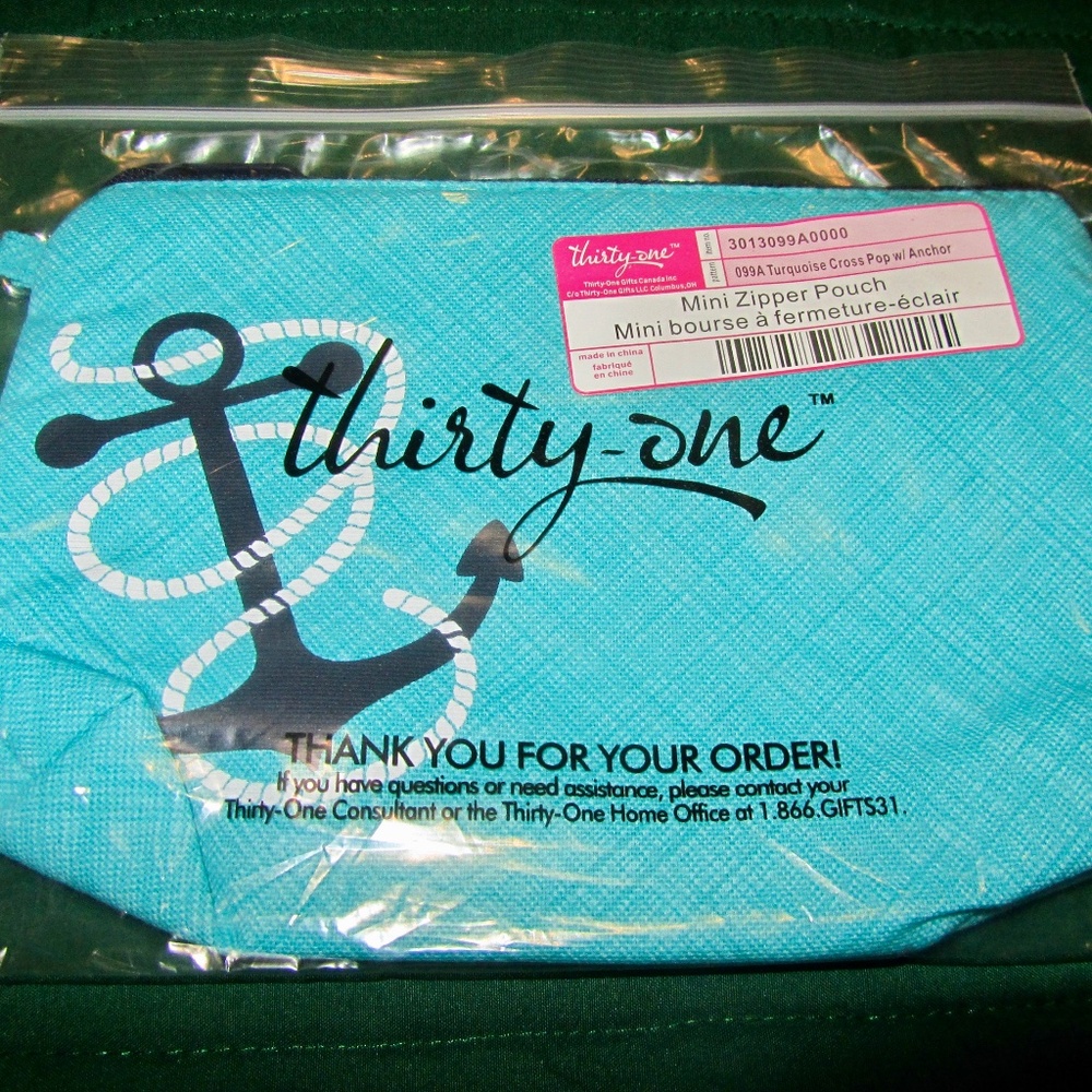 Thirty-One Mini Zipper Pouch